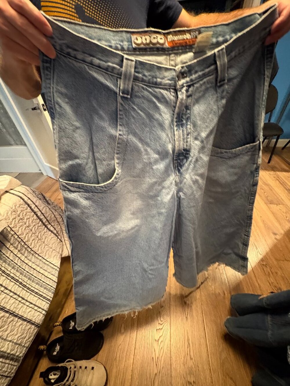 Vintage 90s JNCO Mammoth 1994 Jeans 40x30 Wide Leg Rave Custom